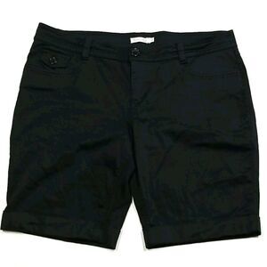 Revolution by Ricki's Shorts Women's Size 12 Trouser Cut Dark Wash Pockets